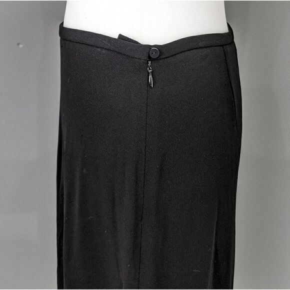 DKNY Pleated Bottom Straight Pencil Skirt Size M - Picture 4 of 11